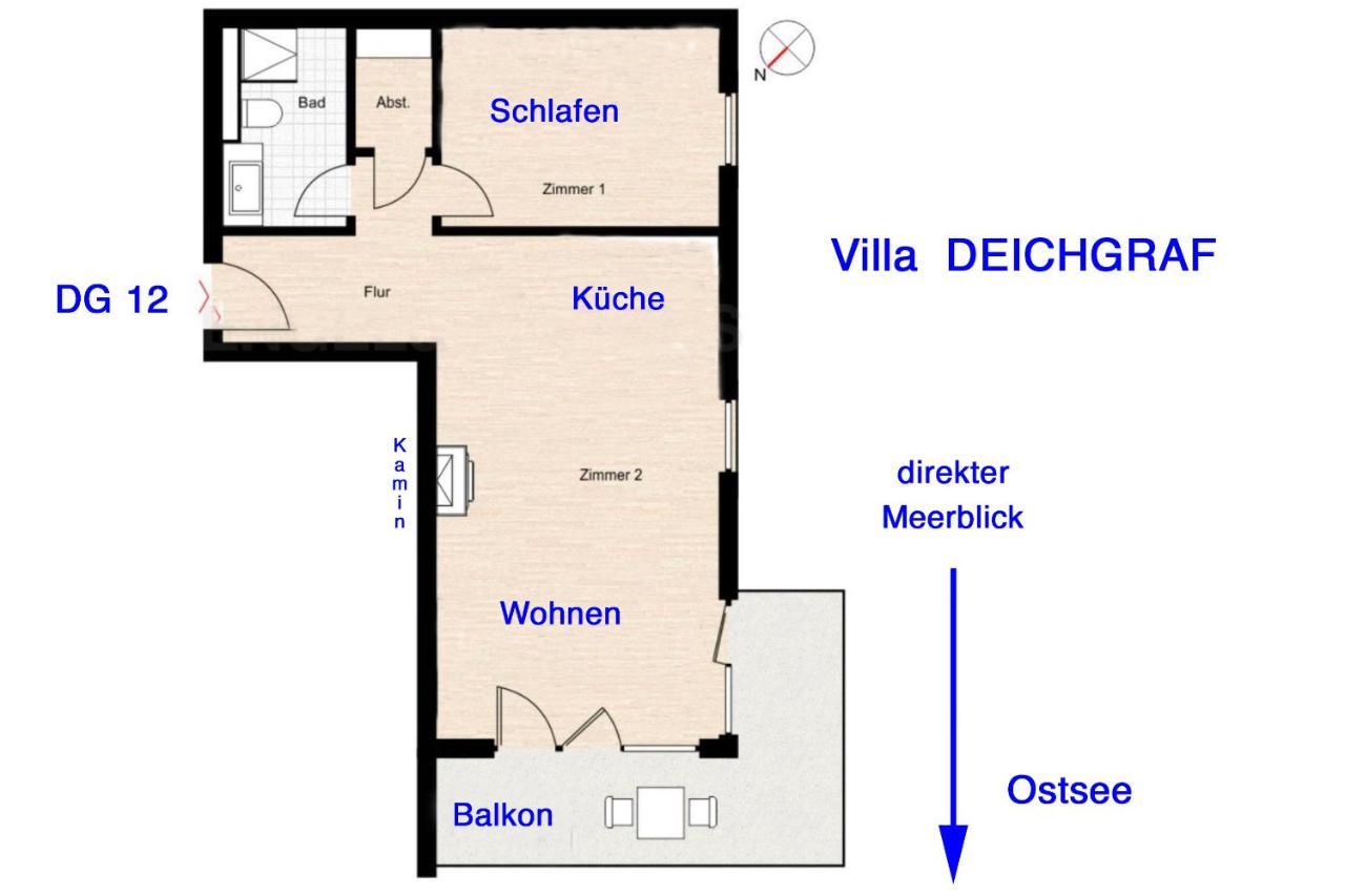 Villa Deichgraf 12 "Meerblick" Boergerende-Rethwisch Exterior foto